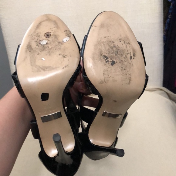 Badgley Mishka Ankle Strap Heels Size 6 - Picture 6 of 8